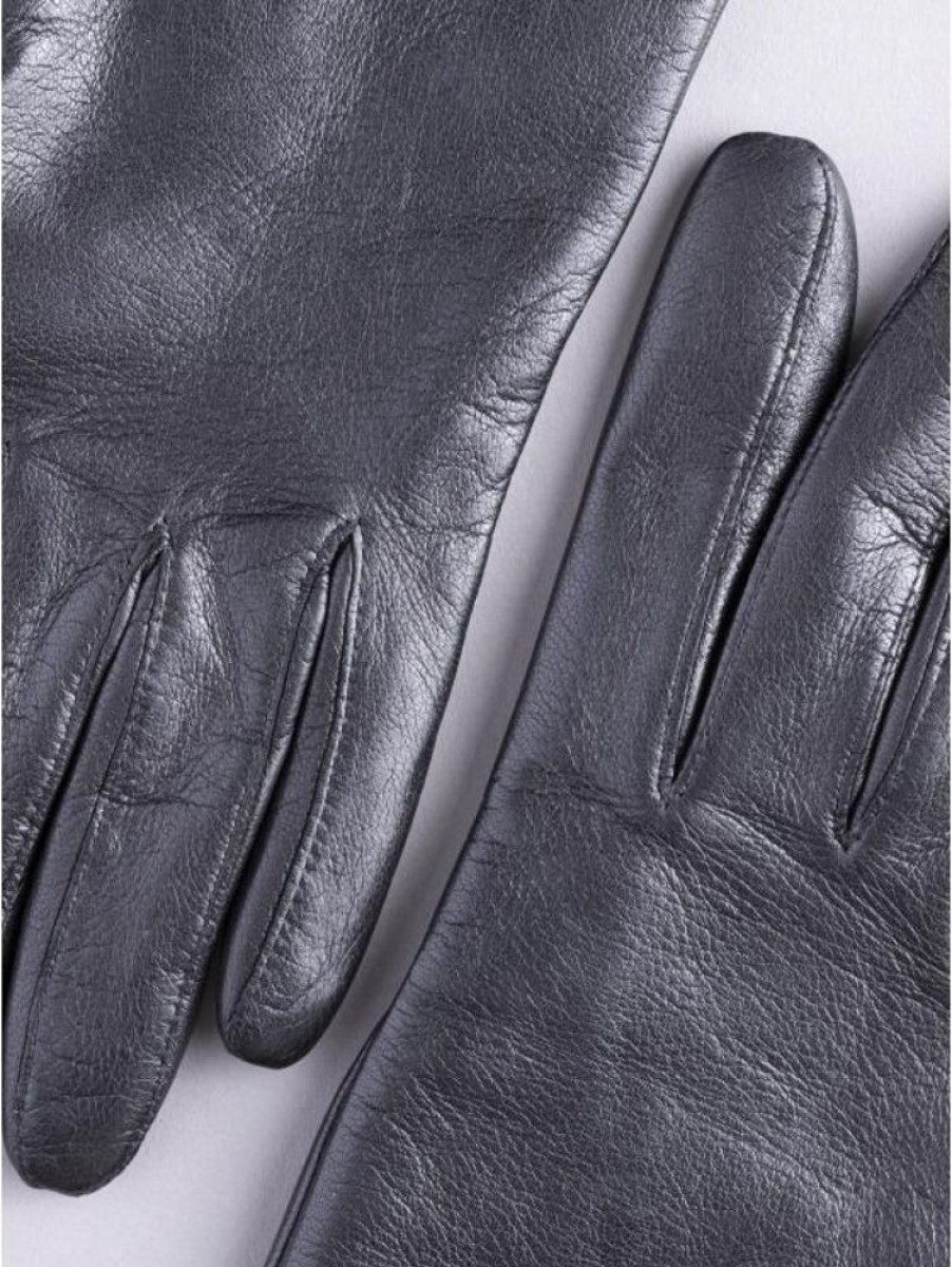 Lakeland Leather Black Twin Buckle Leather Gloves | Gloves