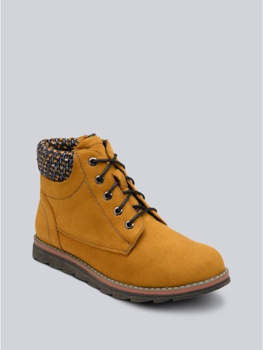 Lotus Lotus Drew Ankle Boots In Mustard | Boots