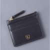 Lakeland Leather Ascari Leather Card & Coin Holder In Black | Wallets & Card Holders