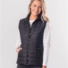 Lakeland Leather Angelina Quilted Gilet In Black | Coats & Outerwear