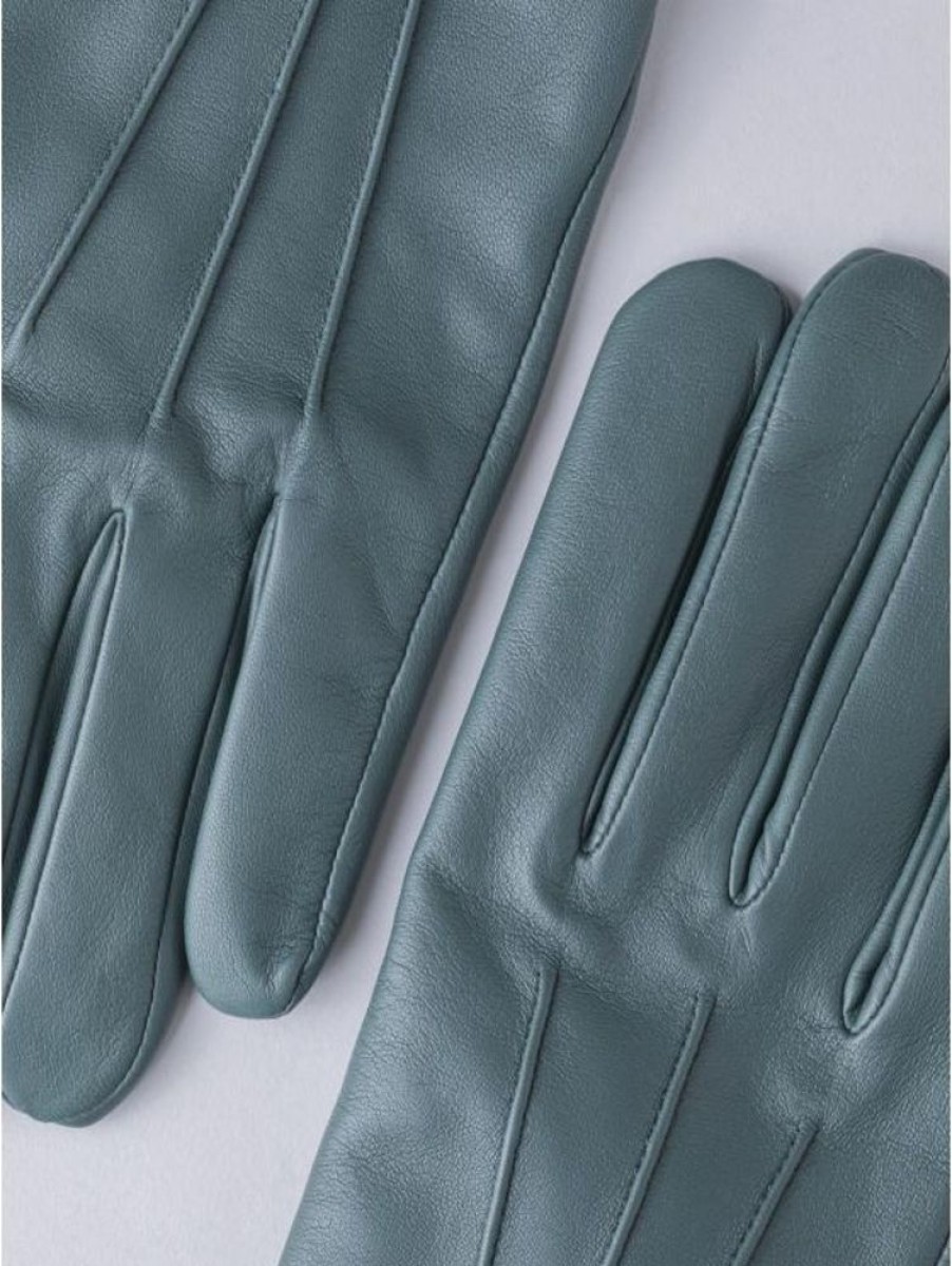 Lakeland Leather Heritage Leather Gloves In Serpentine Green | Gloves