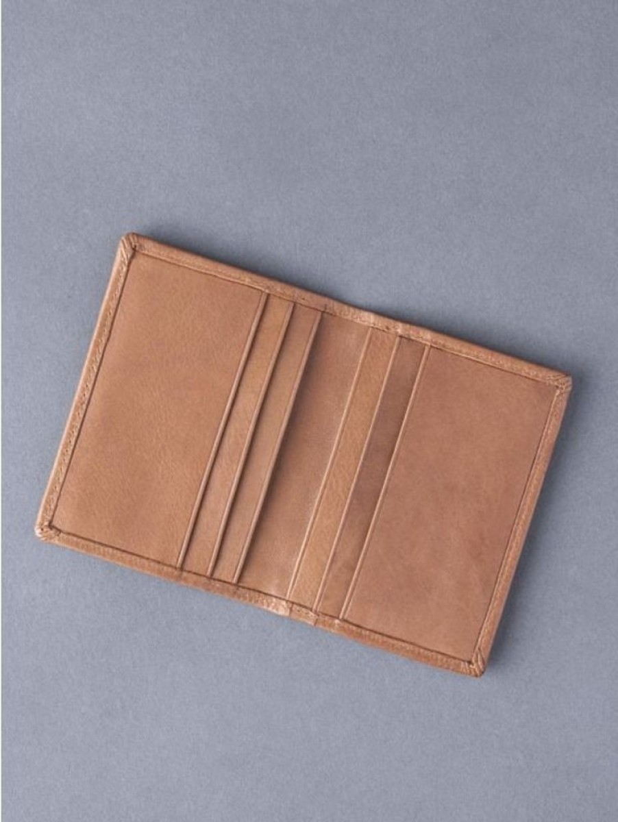 Lakeland Leather Lakeland Leather Credit Card Holder In Tan | Wallets & Card Holders