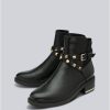 Lotus Lotus Alicia Zip-Up Ankle Boots In Black | Boots