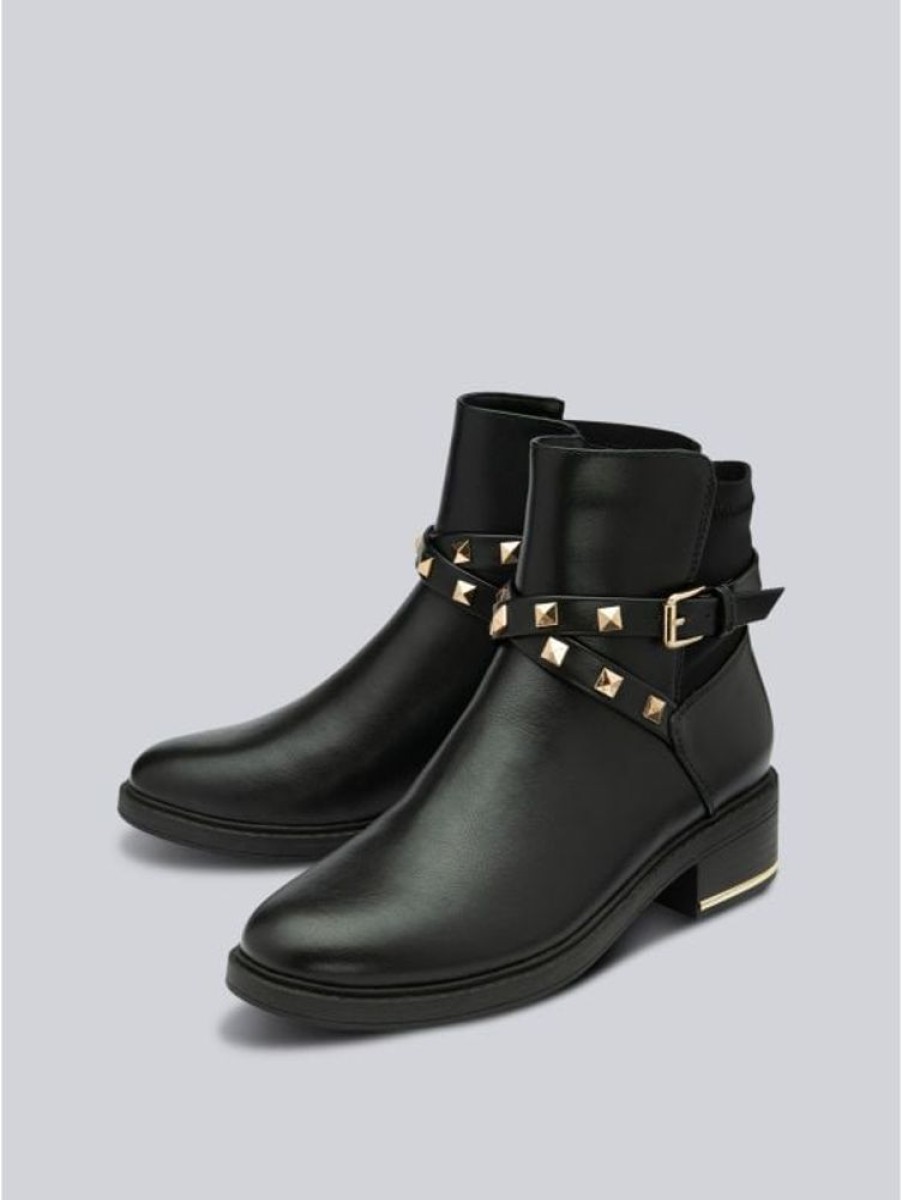 Lotus Lotus Alicia Zip-Up Ankle Boots In Black | Boots