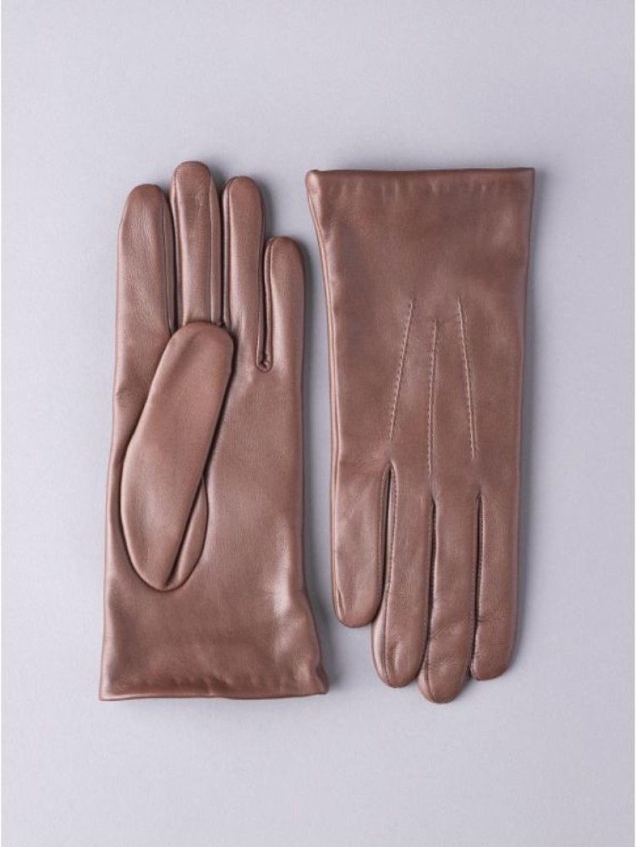 Lakeland Leather Becky Classic Leather Gloves In Cork | Gloves