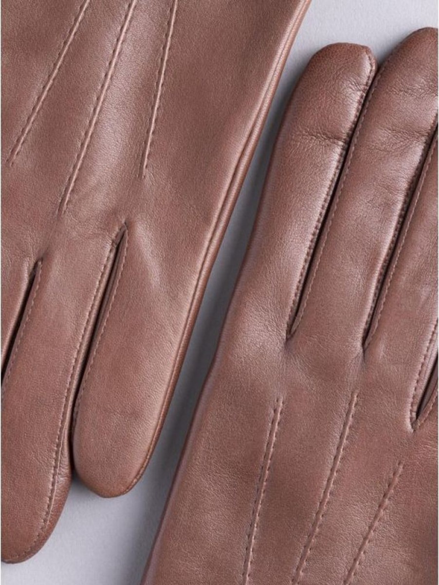 Lakeland Leather Becky Classic Leather Gloves In Cork | Gloves