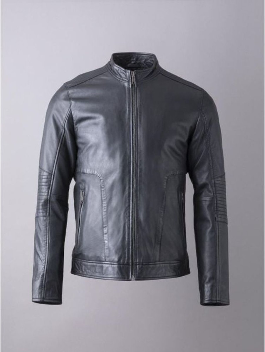 Lakeland Leather Greystoke Leather Jacket In Black | Coats & Outerwear