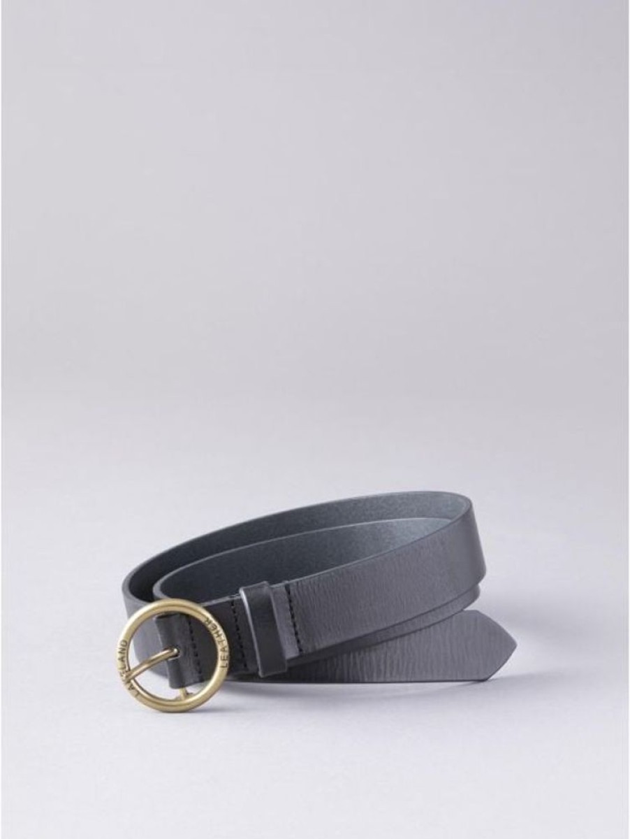 Lakeland Leather Leather Buckle Belt In Black | Belts