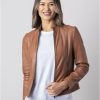 Lakeland Leather Anthorn Leather Jacket In Inca Tan | Coats & Outerwear