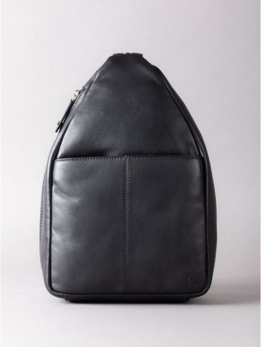 Lakeland Leather Langdale Leather Backpack In Black | Rucksacks