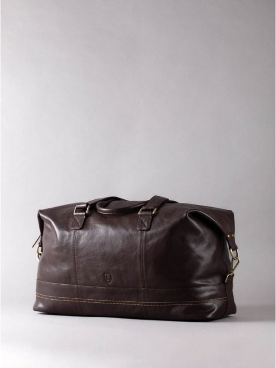 Lakeland Leather Keswick Leather Holdall In Brown | Holdalls