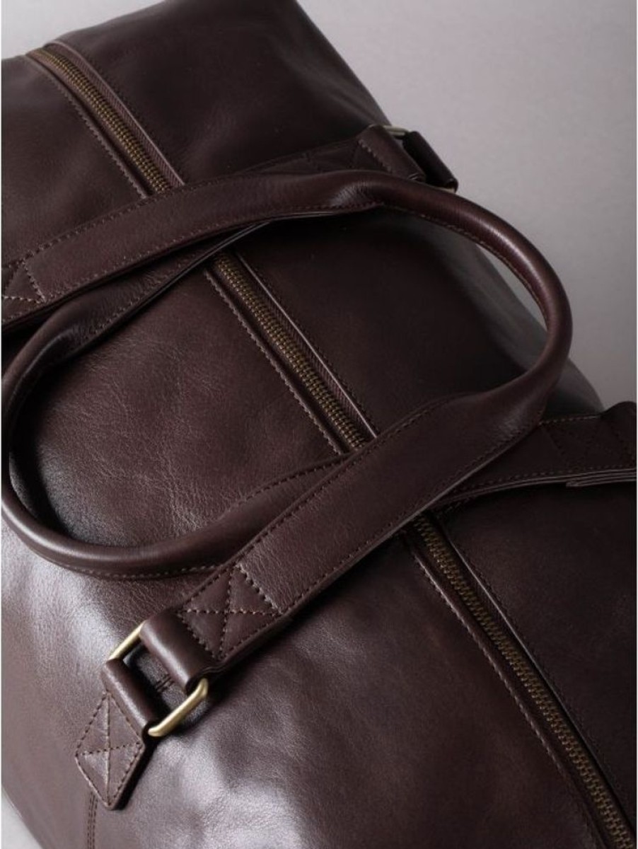 Lakeland Leather Keswick Leather Holdall In Brown | Holdalls