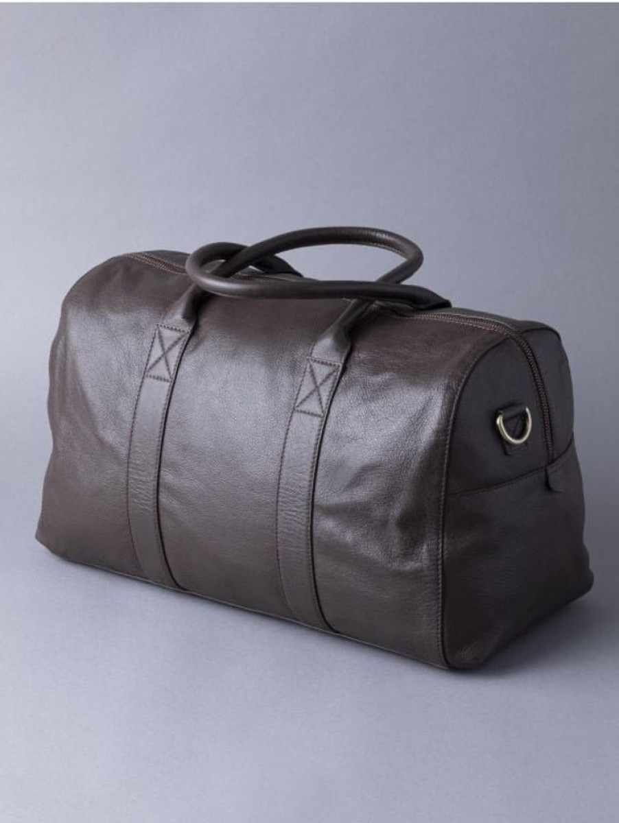 Lakeland Leather Scarsdale Leather Holdall In Brown | Holdalls