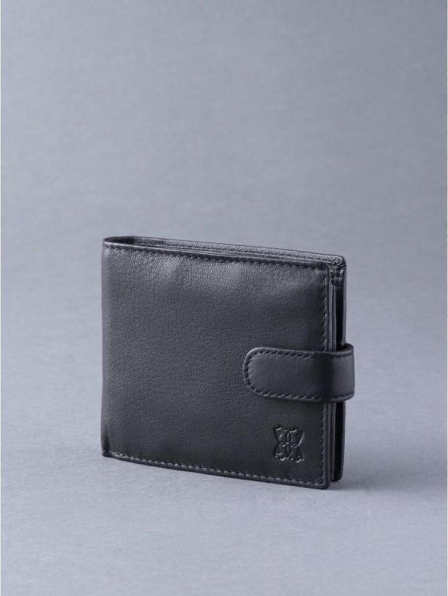 Lakeland Leather Burneside Leather Wallet In Black | Wallets & Card Holders