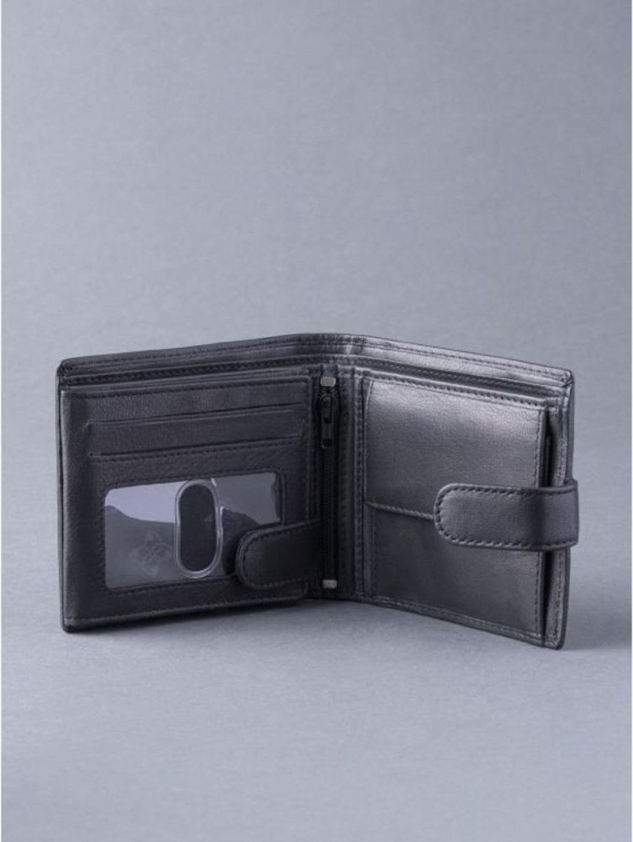 Lakeland Leather Burneside Leather Wallet In Black | Wallets & Card Holders