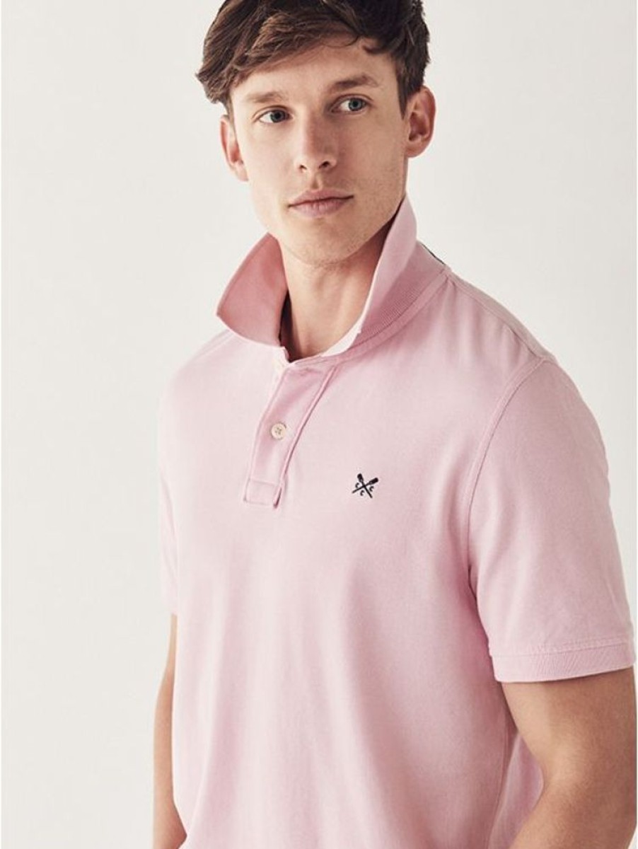 Crew Clothing Crew Clothing Classic Pique Polo In Pink | T-Shirts & Polos