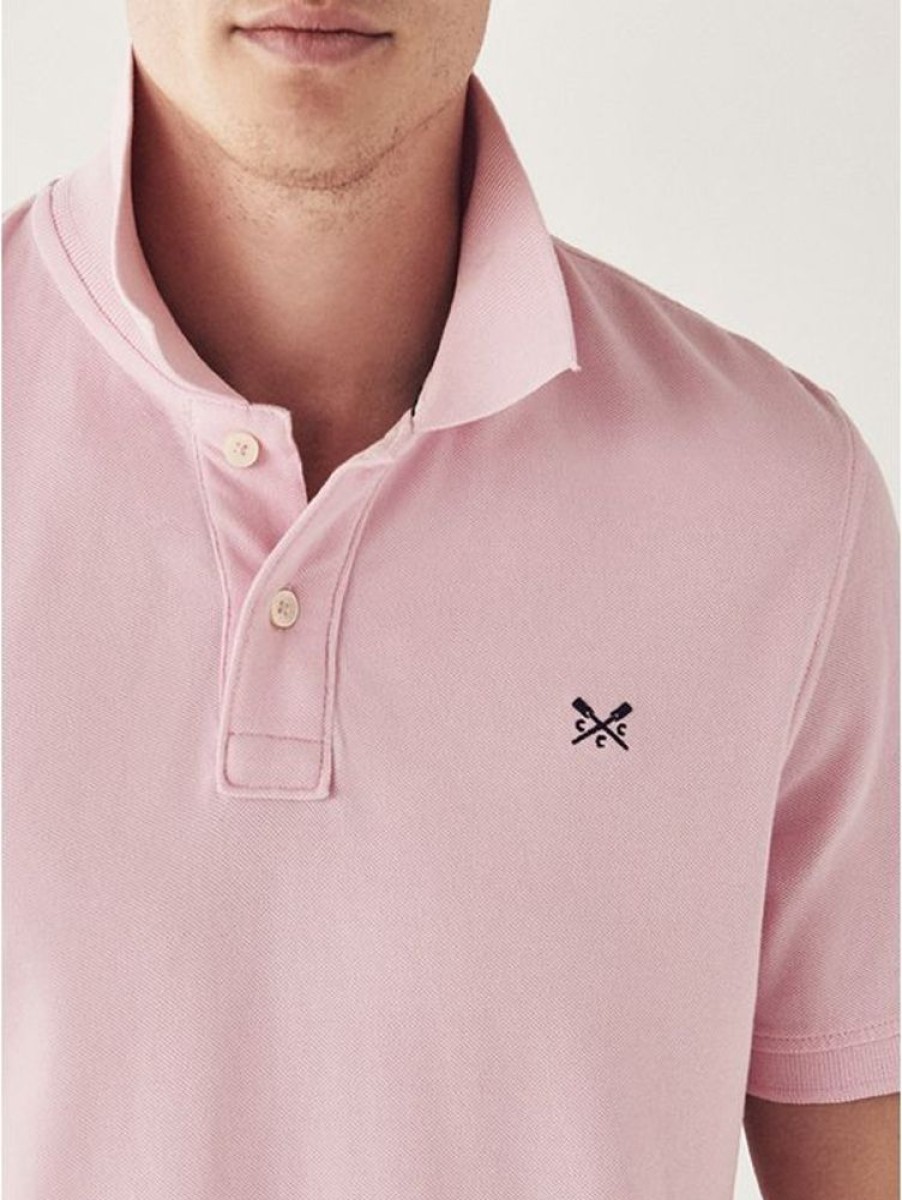 Crew Clothing Crew Clothing Classic Pique Polo In Pink | T-Shirts & Polos