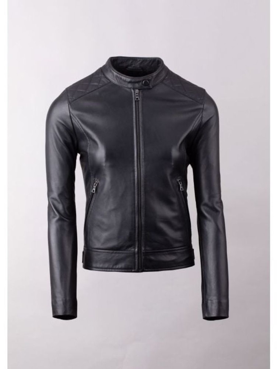 Lakeland Leather Graystone Leather Racer Jacket In Black | New Arrivals