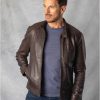 Lakeland Leather Barbon Leather Jacket In Chocolate Brown | Coats & Outerwear