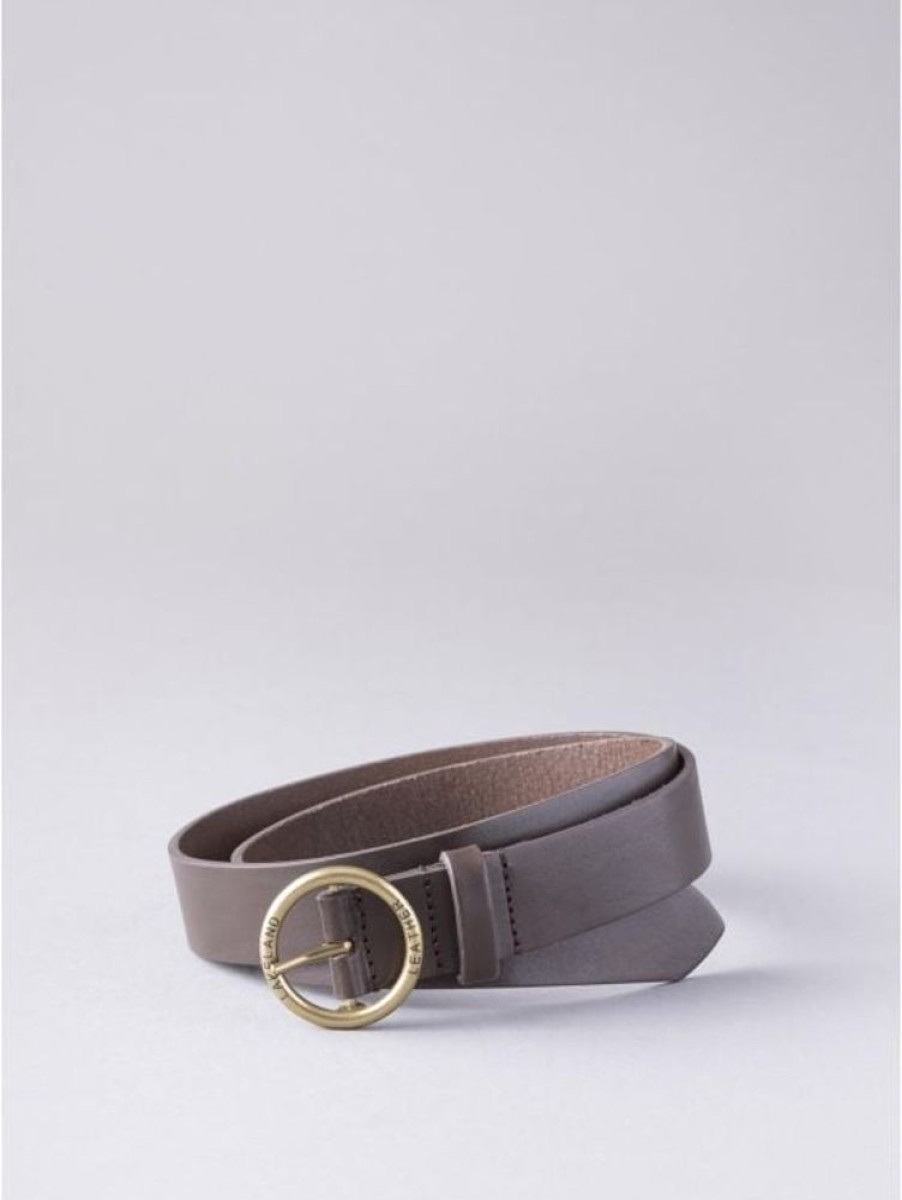 Lakeland Leather Leather Buckle Belt In Brown | Belts