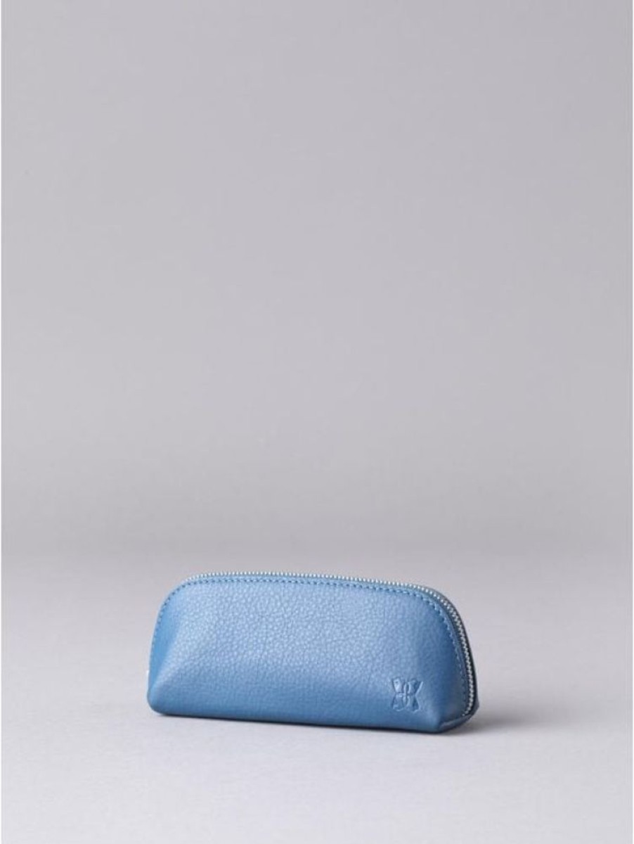 Lakeland Leather Arnside Leather Zip Glasses Case In Reef Blue | Glasses Cases