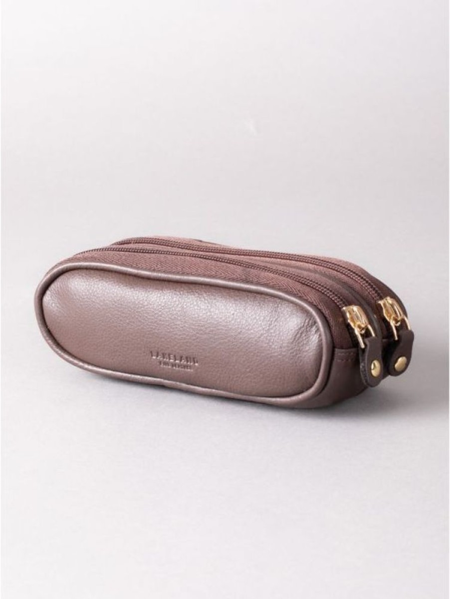 Lakeland Leather Leather Double Glasses Case In Brown | Glasses Cases