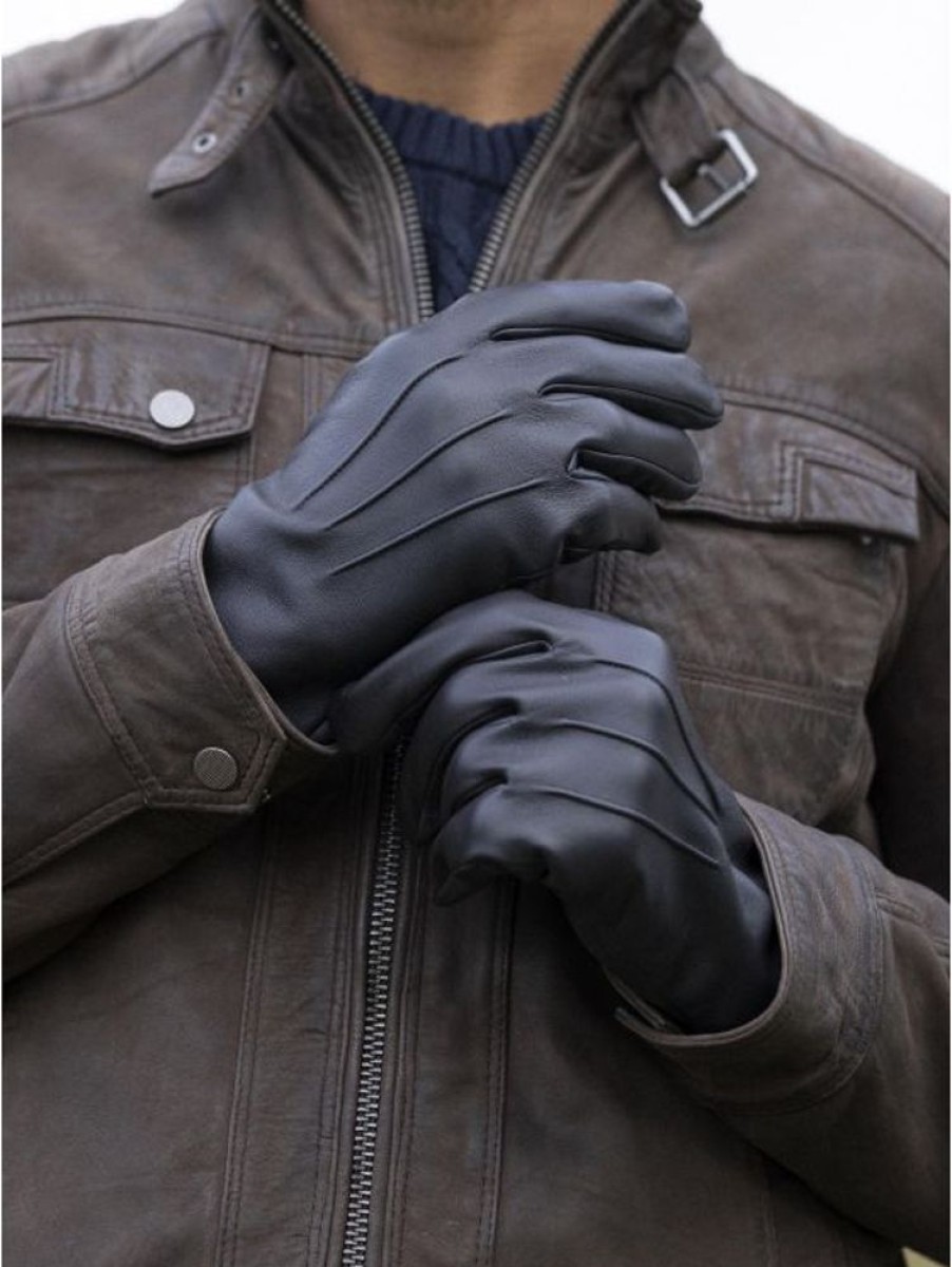 Lakeland Leather Swinside Leather Gloves In Black | Gloves