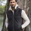 Lakeland Leather Glasson Sheepskin Gilet In Dark Brown | Coats & Outerwear