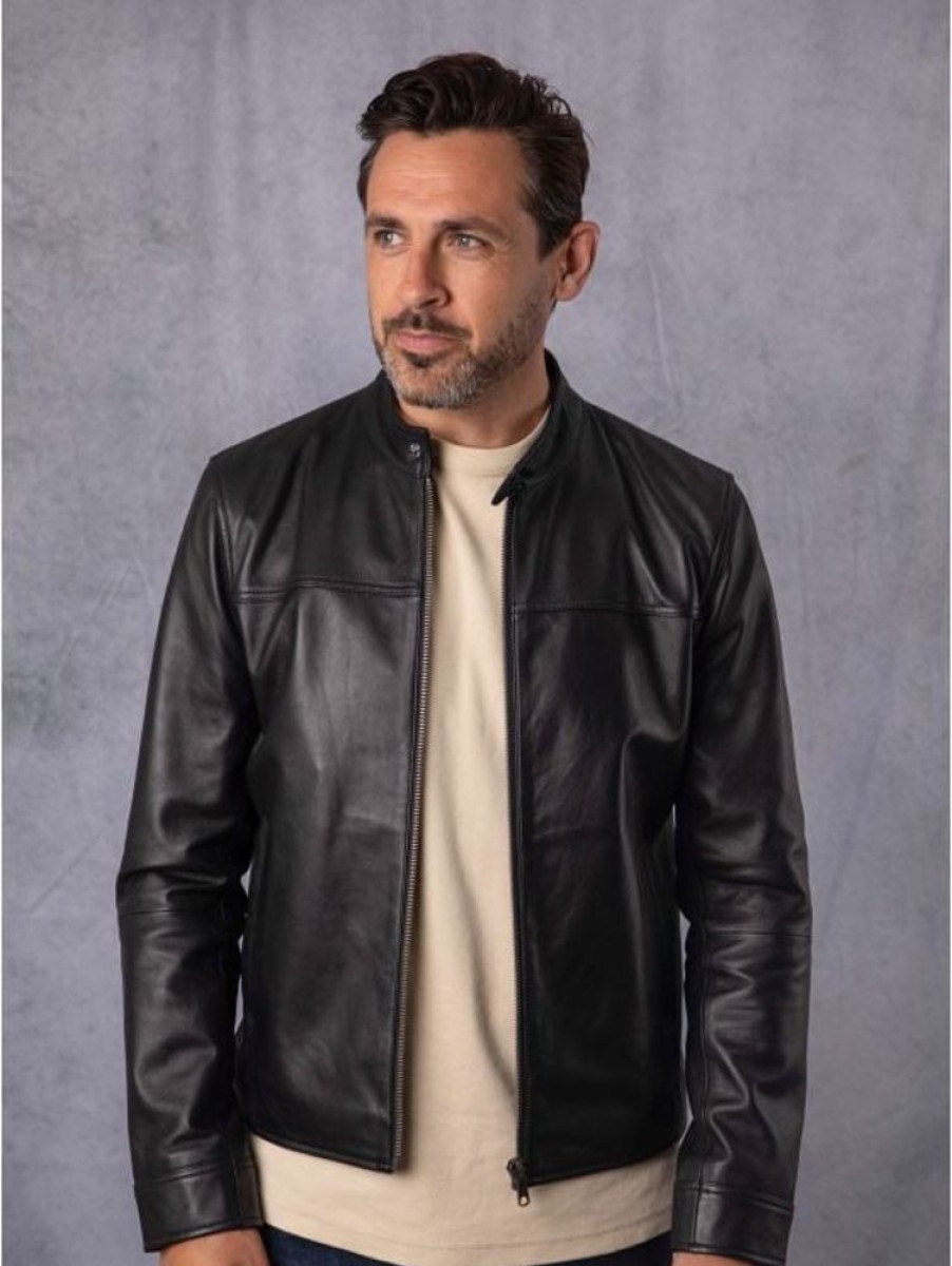 Lakeland Leather Corby Leather Jacket In Black | Coats & Outerwear