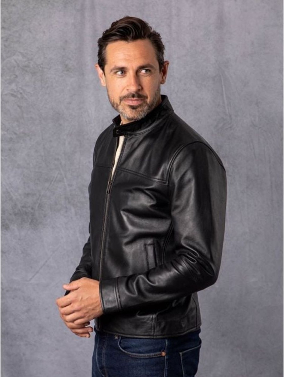 Lakeland Leather Corby Leather Jacket In Black | Coats & Outerwear