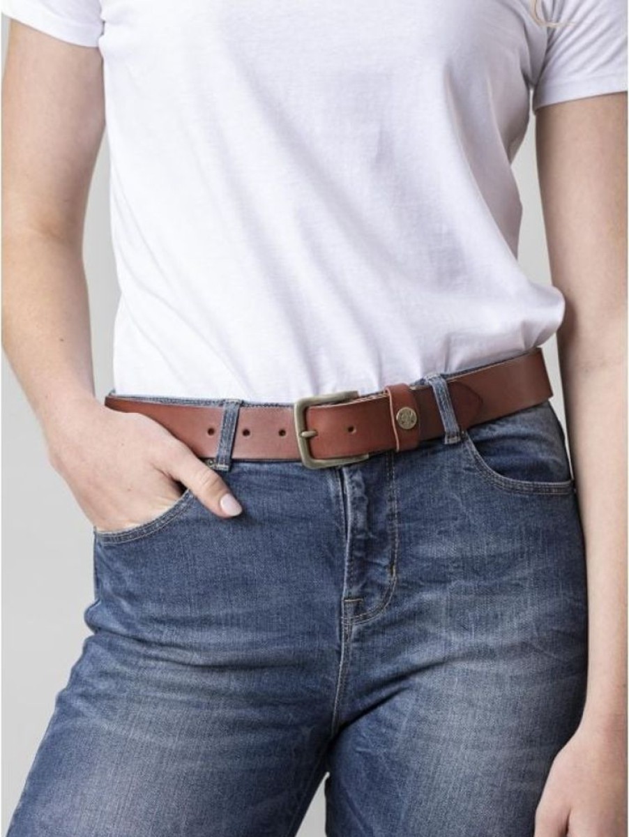 Lakeland Leather Lakeland Icon Leather Belt In Tan | Belts