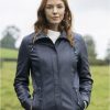 Lakeland Leather Levens Leather Field Jacket In Salute Blue | Coats & Outerwear