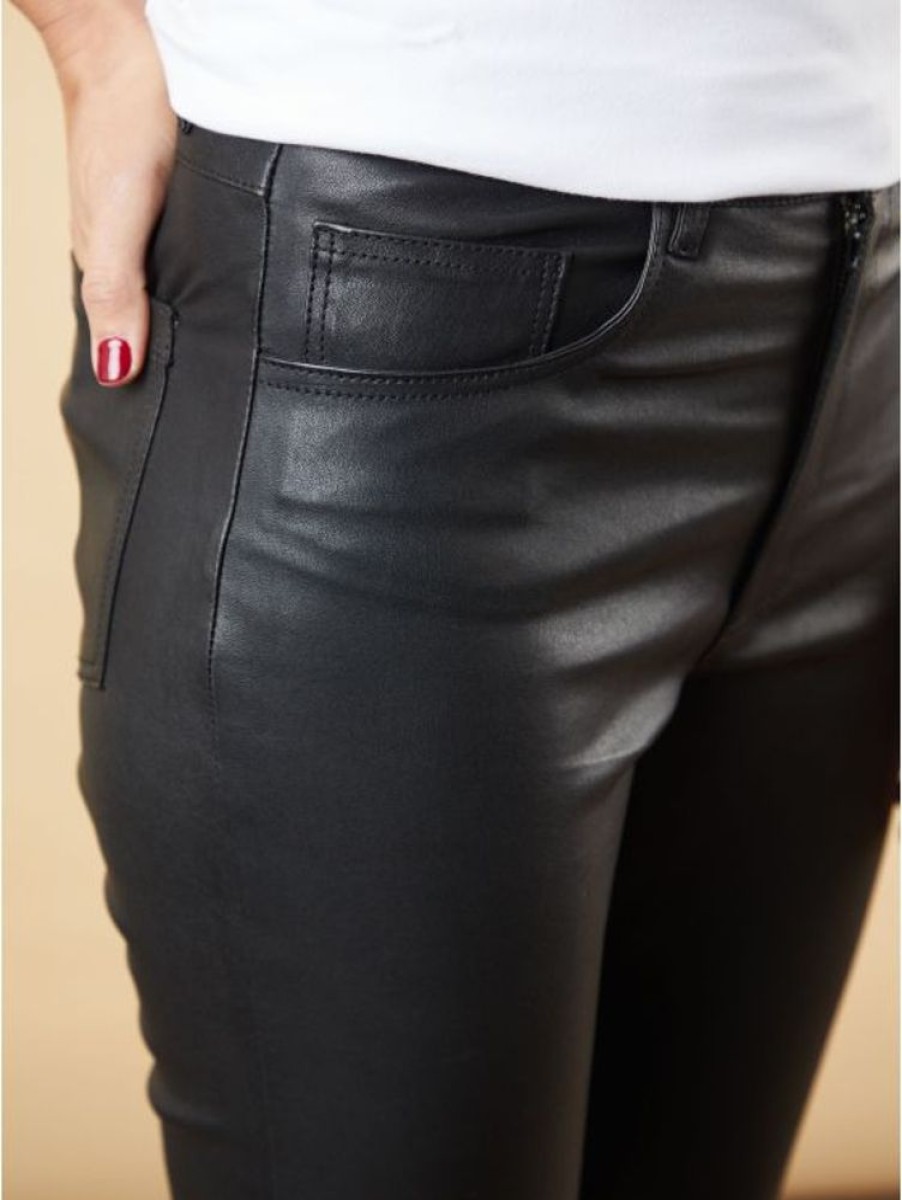 Lakeland Leather Leather Trousers In Black | Trousers & Jeans