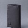 Lakeland Leather Bowston Tri-Fold Leather Wallet In Black | Wallets & Card Holders