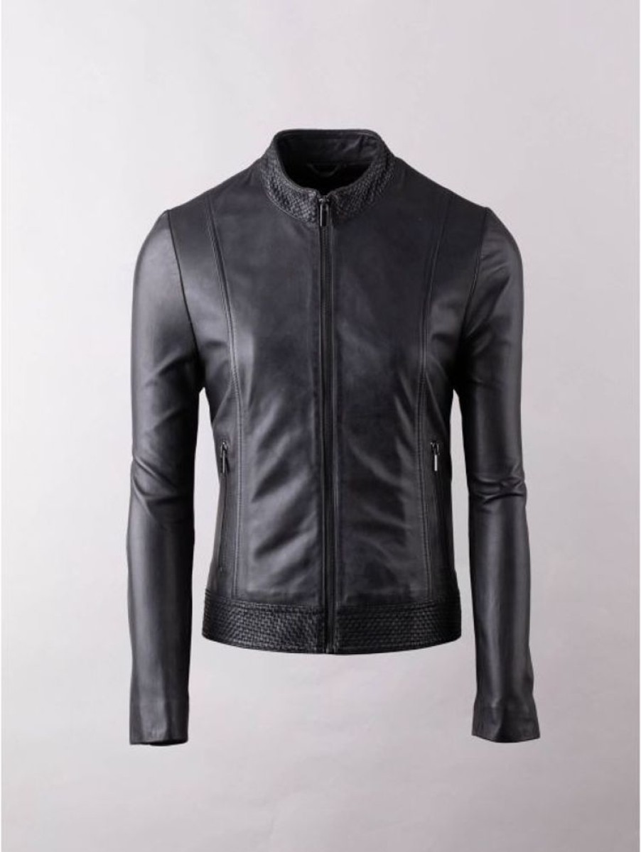 Lakeland Leather Anthorn Leather Jacket In Black | Coats & Outerwear