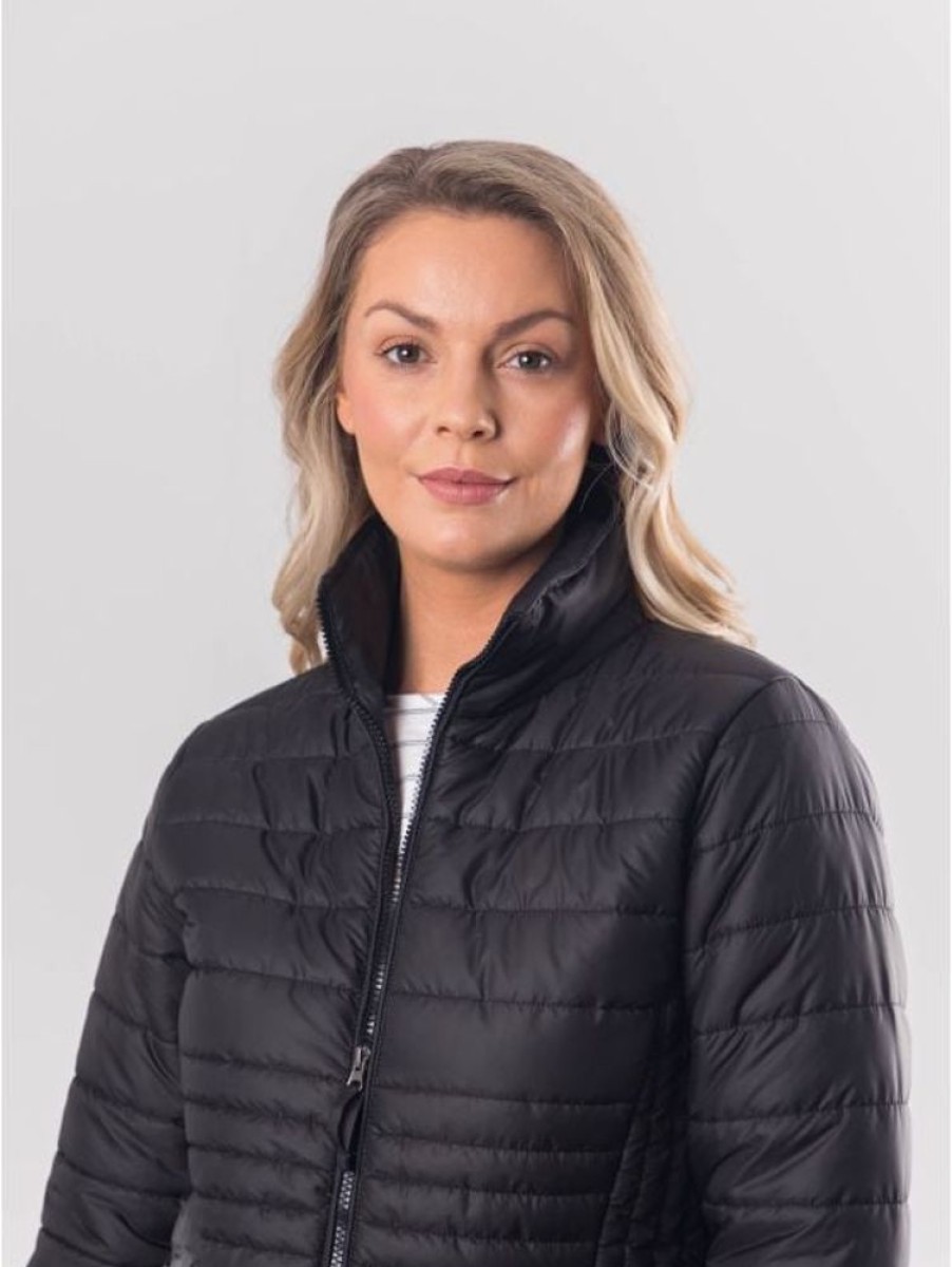 Lakeland Leather Jolie Quilted Coat In Black | Coats & Outerwear