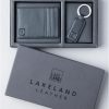 Lakeland Leather Leather Card Holder & Key Ring Gift Set In Black | Wallets & Card Holders