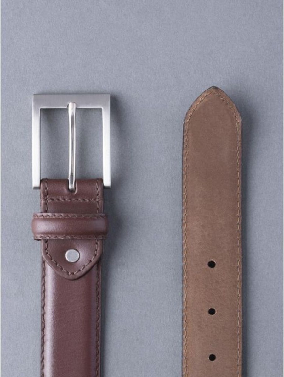 Lakeland Leather Staveley Leather Belt In Brown | Belts