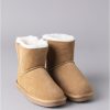 Lakeland Leather Ladies' Sheepskin Boot Slippers In Tan | Slippers & Moccasins