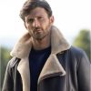 Lakeland Leather Hurricane Sheepskin Aviator Jacket In Dark Brown | Coats & Outerwear