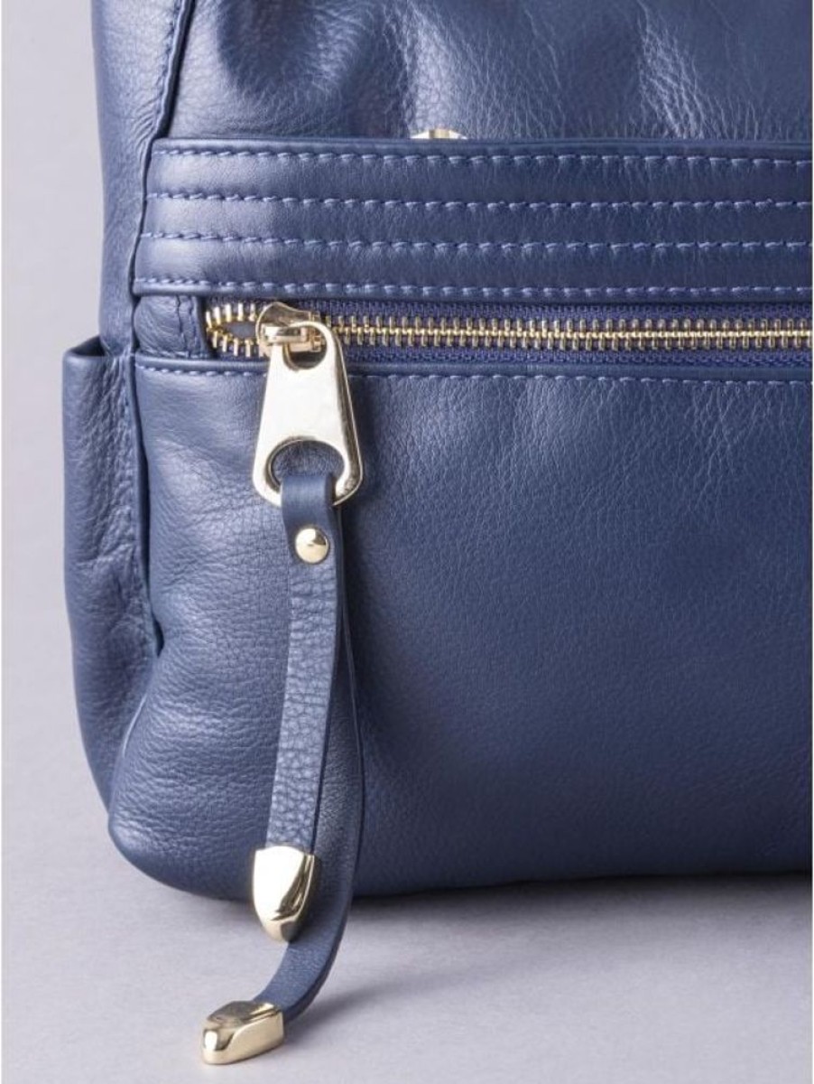 Lakeland Leather Cartmel Shoulder Bag In Navy | Shoulder Bags