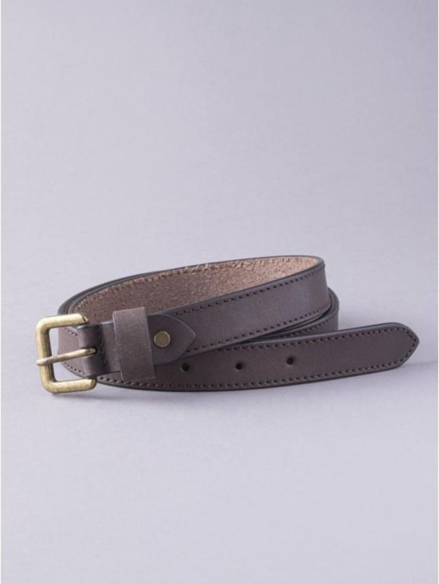 Lakeland Leather Keswick Leather Belt In Dark Brown | Belts