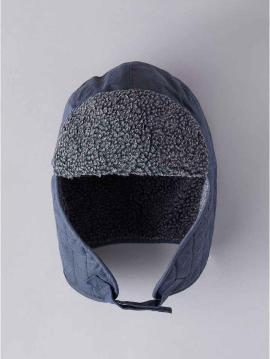 Lakeland Leather Wax Quilted Trapper Hat In Navy | Hats