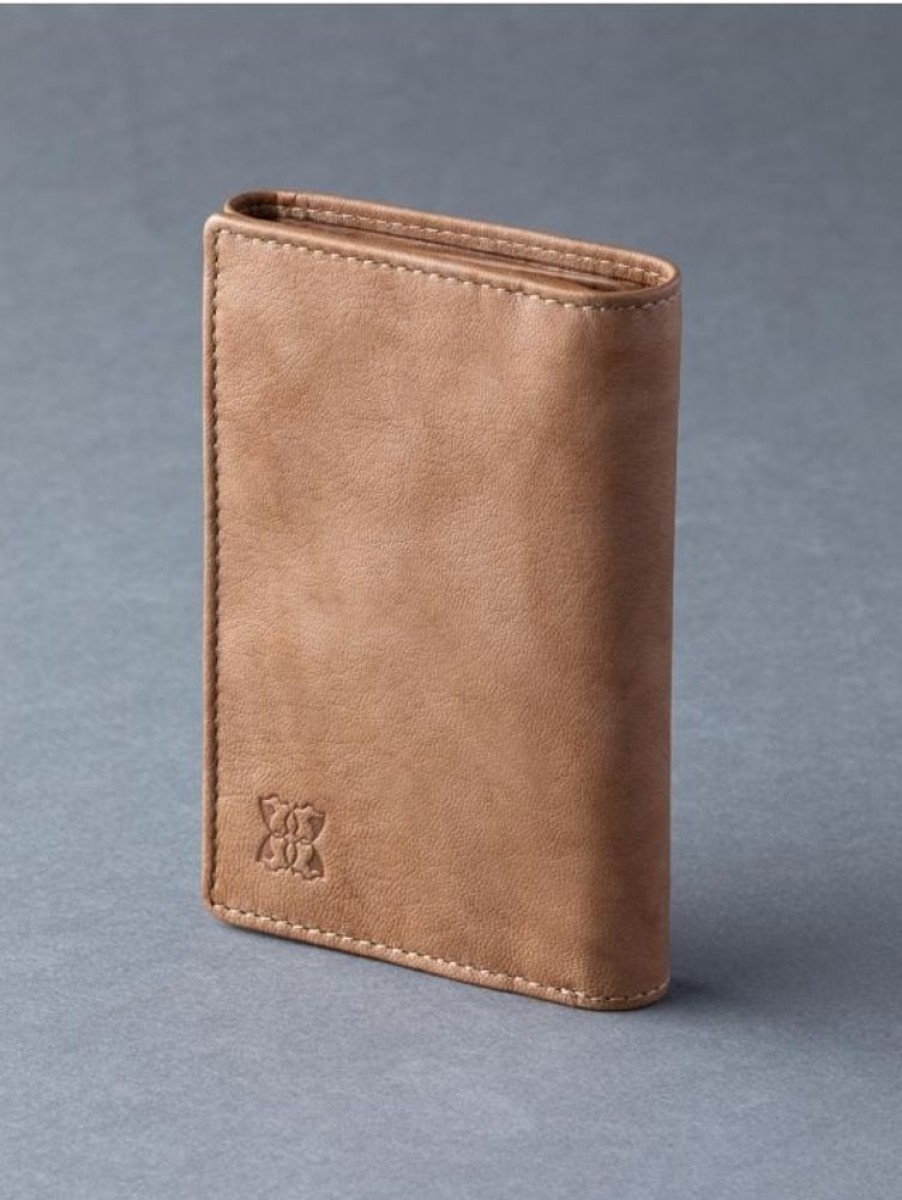 Lakeland Leather Bowston Tri-Fold Leather Wallet In Cognac | Wallets & Card Holders