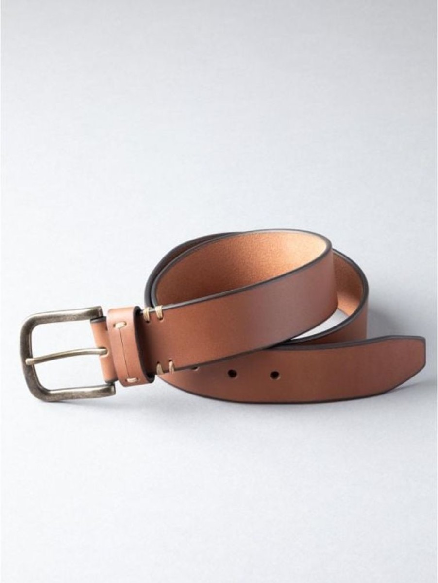 Lakeland Leather Levens Leather Belt In Dark Cognac | Belts