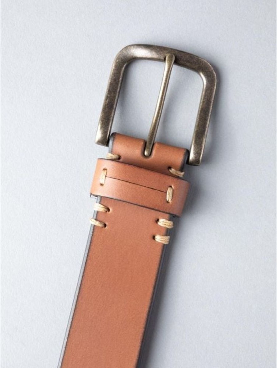 Lakeland Leather Levens Leather Belt In Dark Cognac | Belts