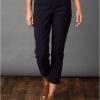 Robell Robell Bella Ankle Grazer Trousers In Navy | Trousers & Jeans