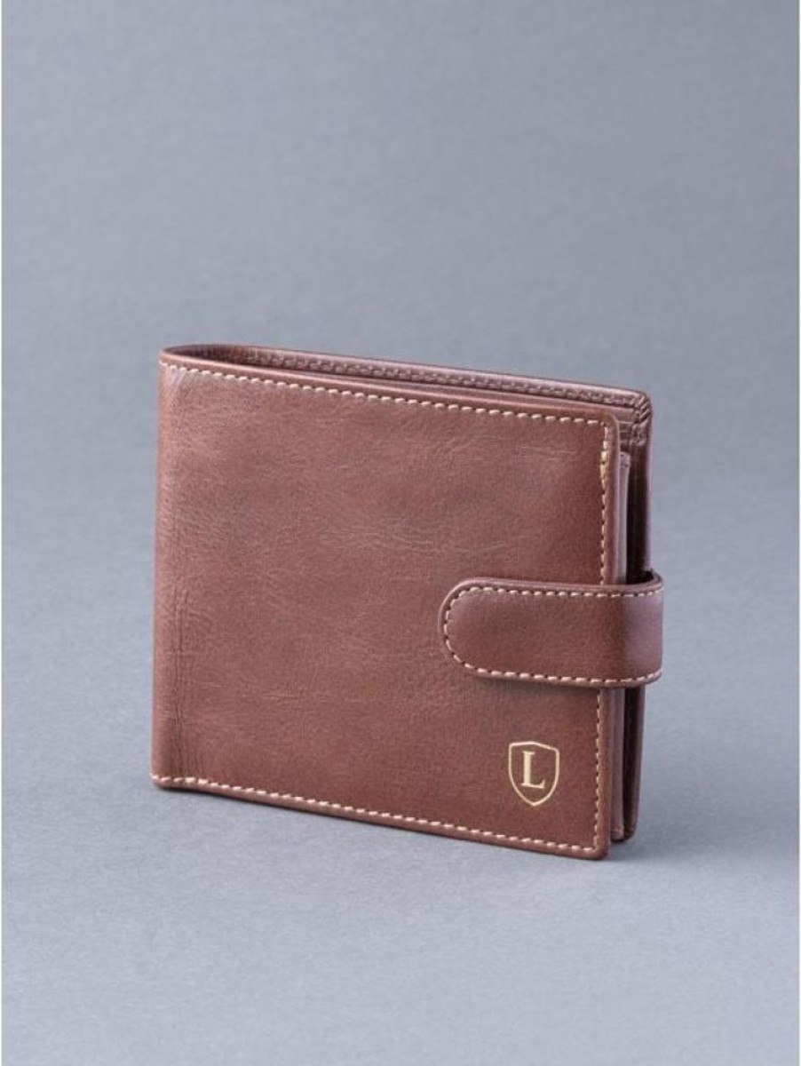 Lakeland Leather Ascari Leather Tri-Fold Wallet In Brown | Wallets & Card Holders