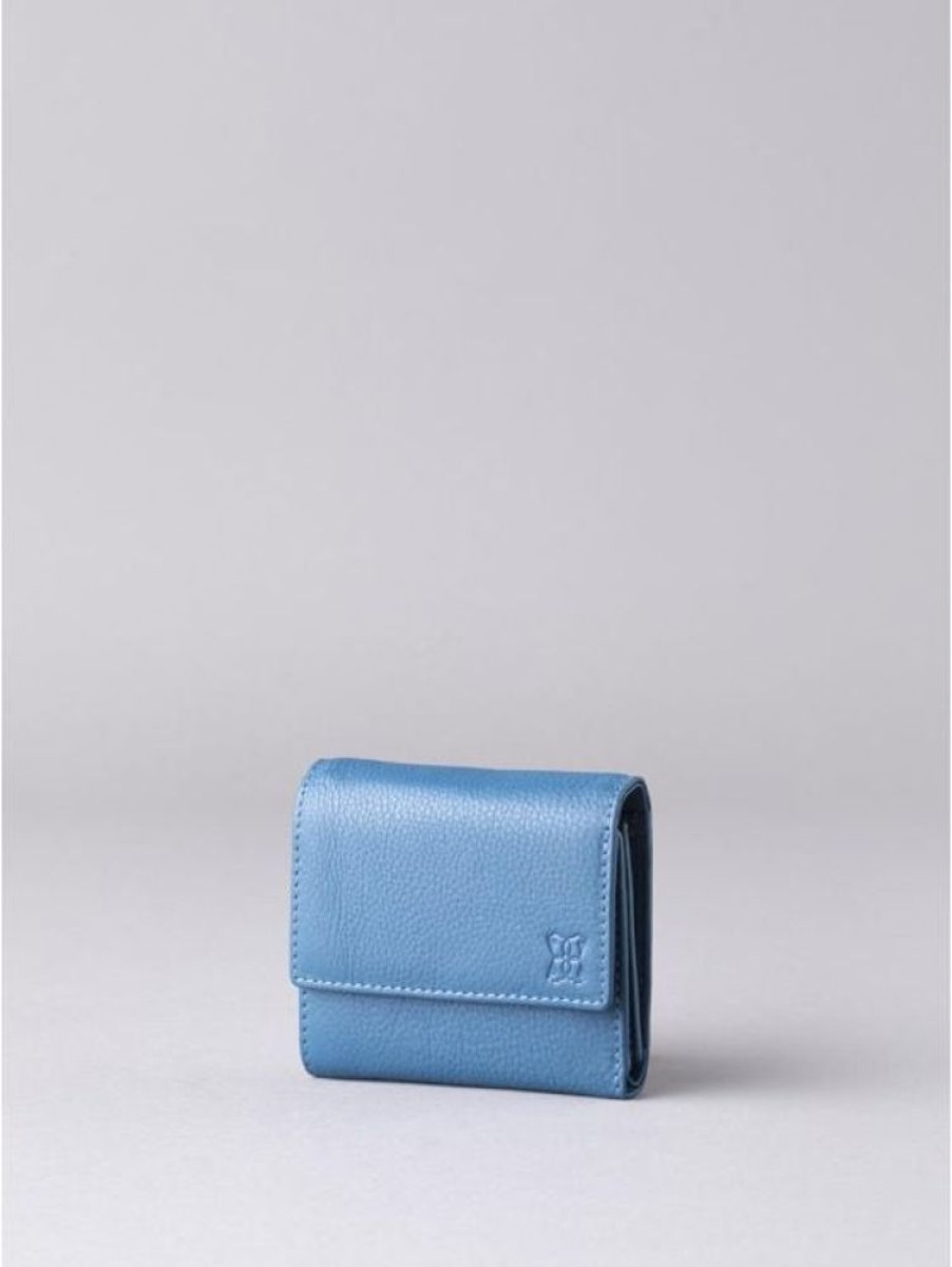 Lakeland Leather Arnside Small Leather Purse In Reef Blue | Purses & Card Holders